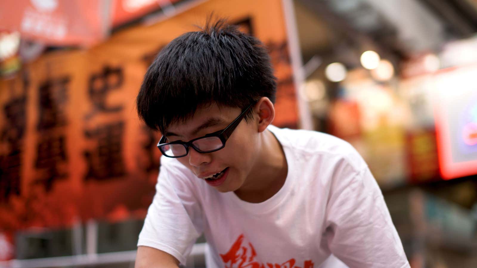 Joshua Wong Chi-fung is Hong Kong’s most prominent pro-democracy student leader.