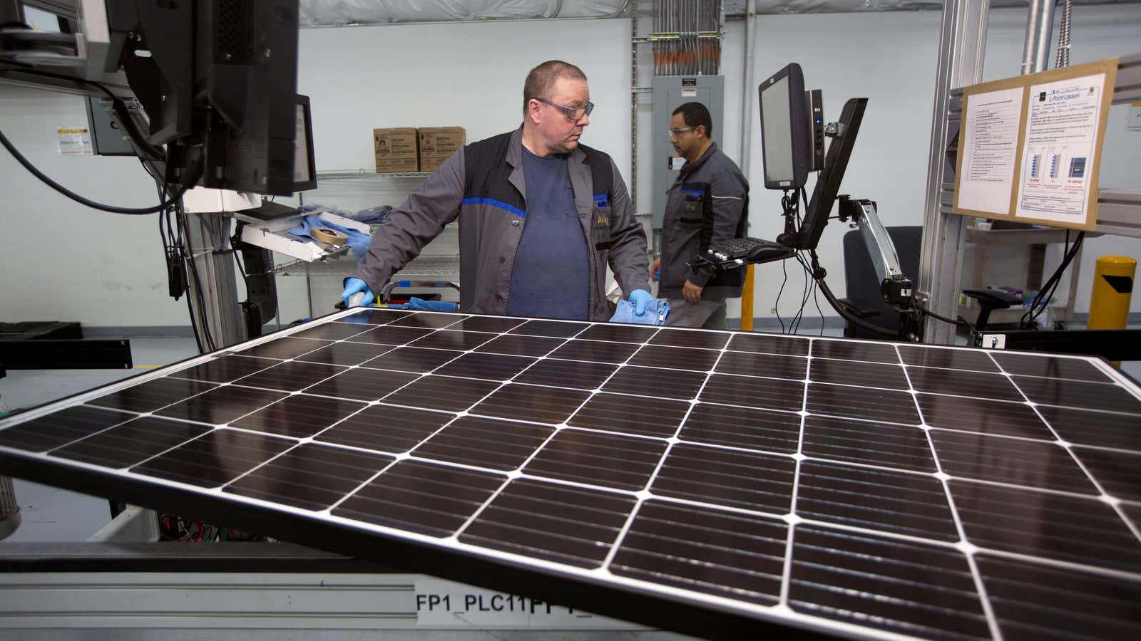 US solar panel producers will get a boost from the Biden administration after it taps the Defense Production Act.