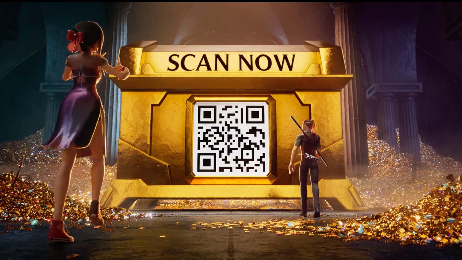 crypto qr code commercial