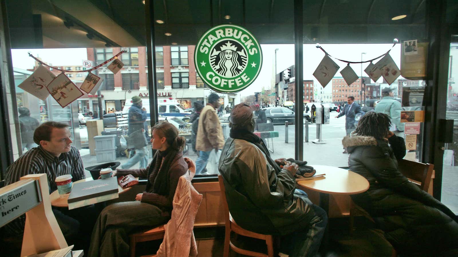 Get your coffee, and then a mortgage.
