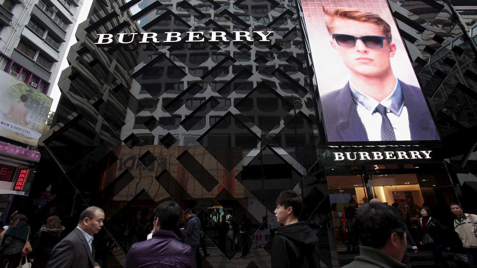 Burberry in Hong Kong.