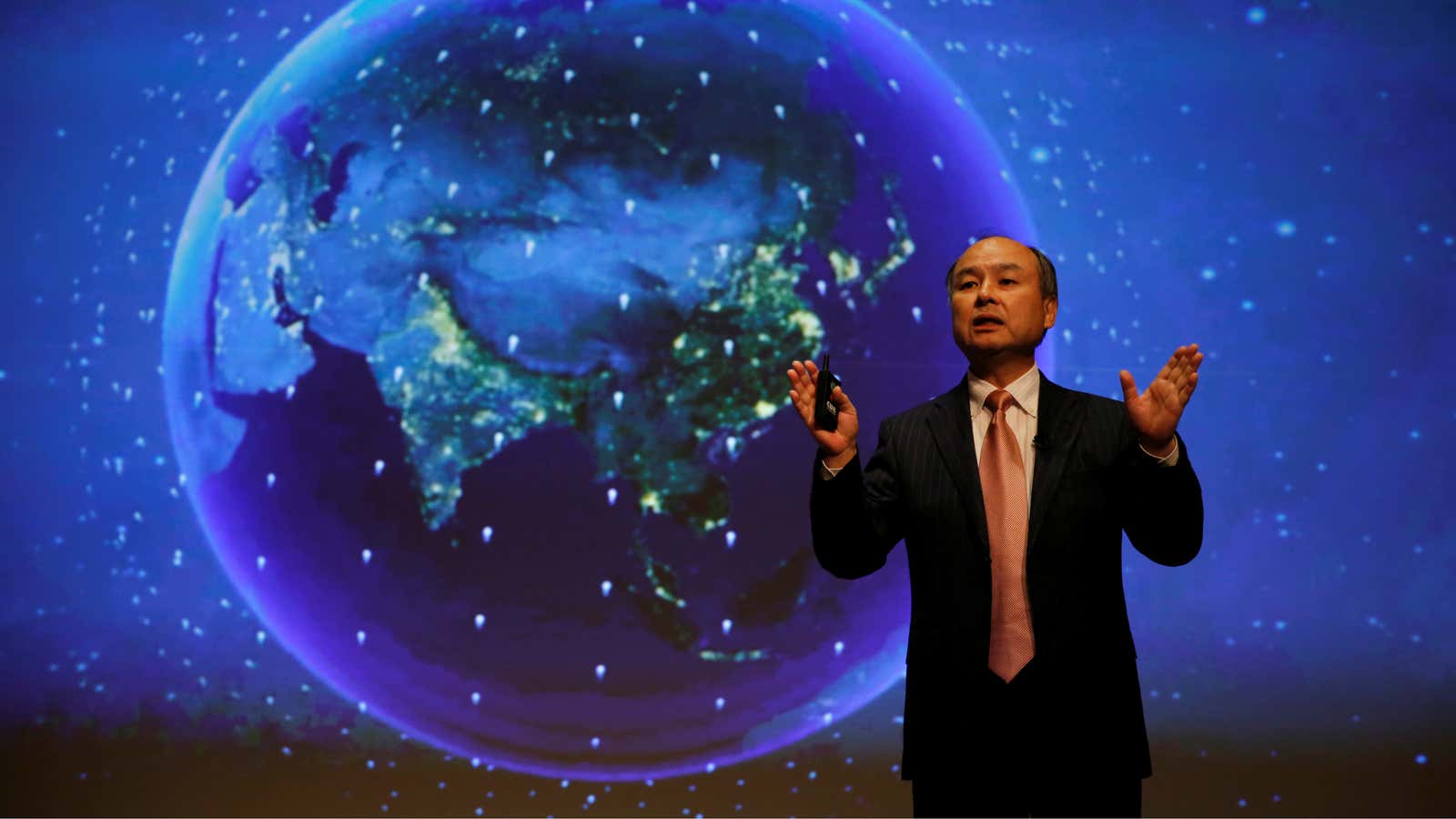 The world is yours, Masayoshi Son.