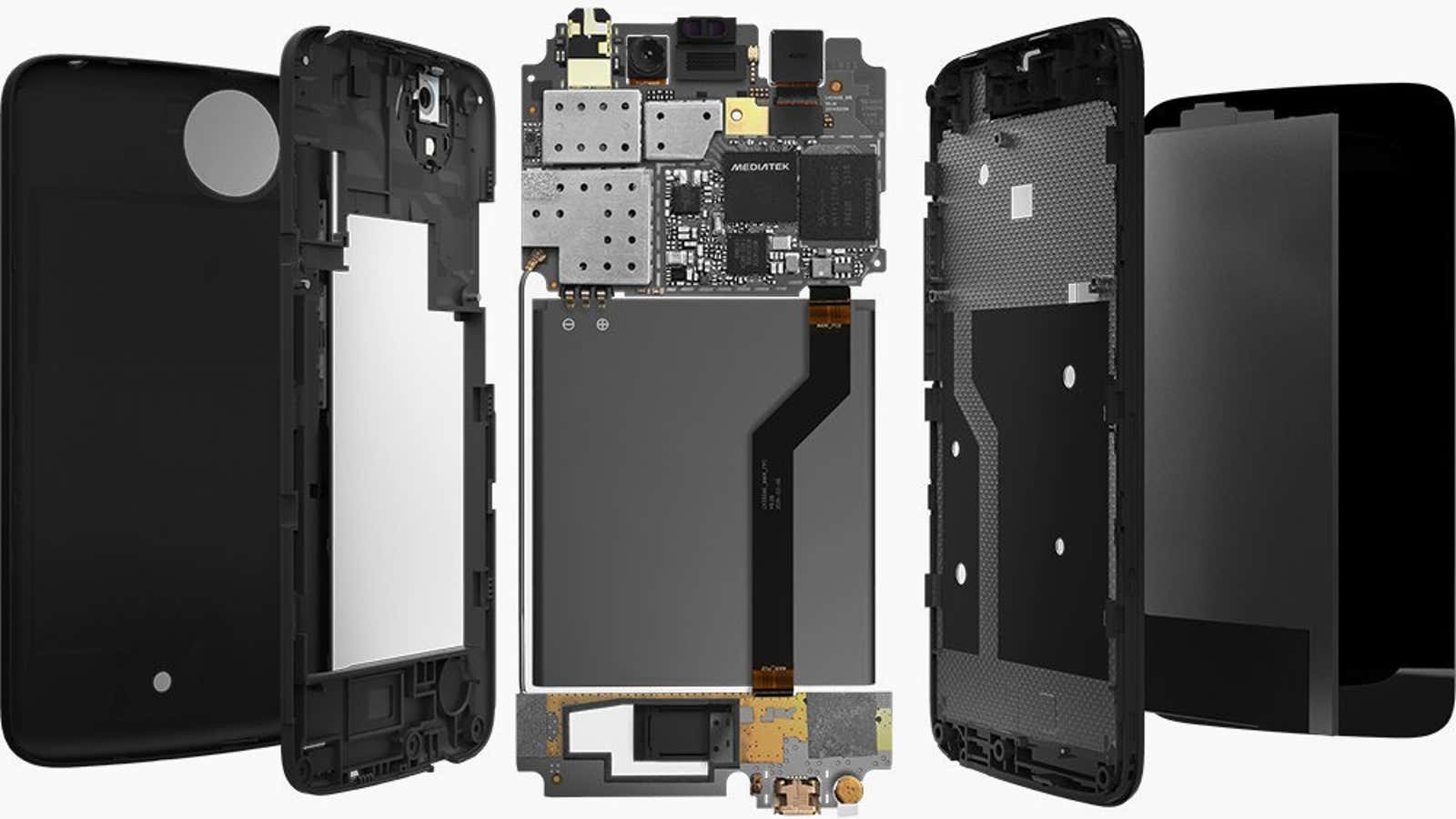 Inside the Android One.
