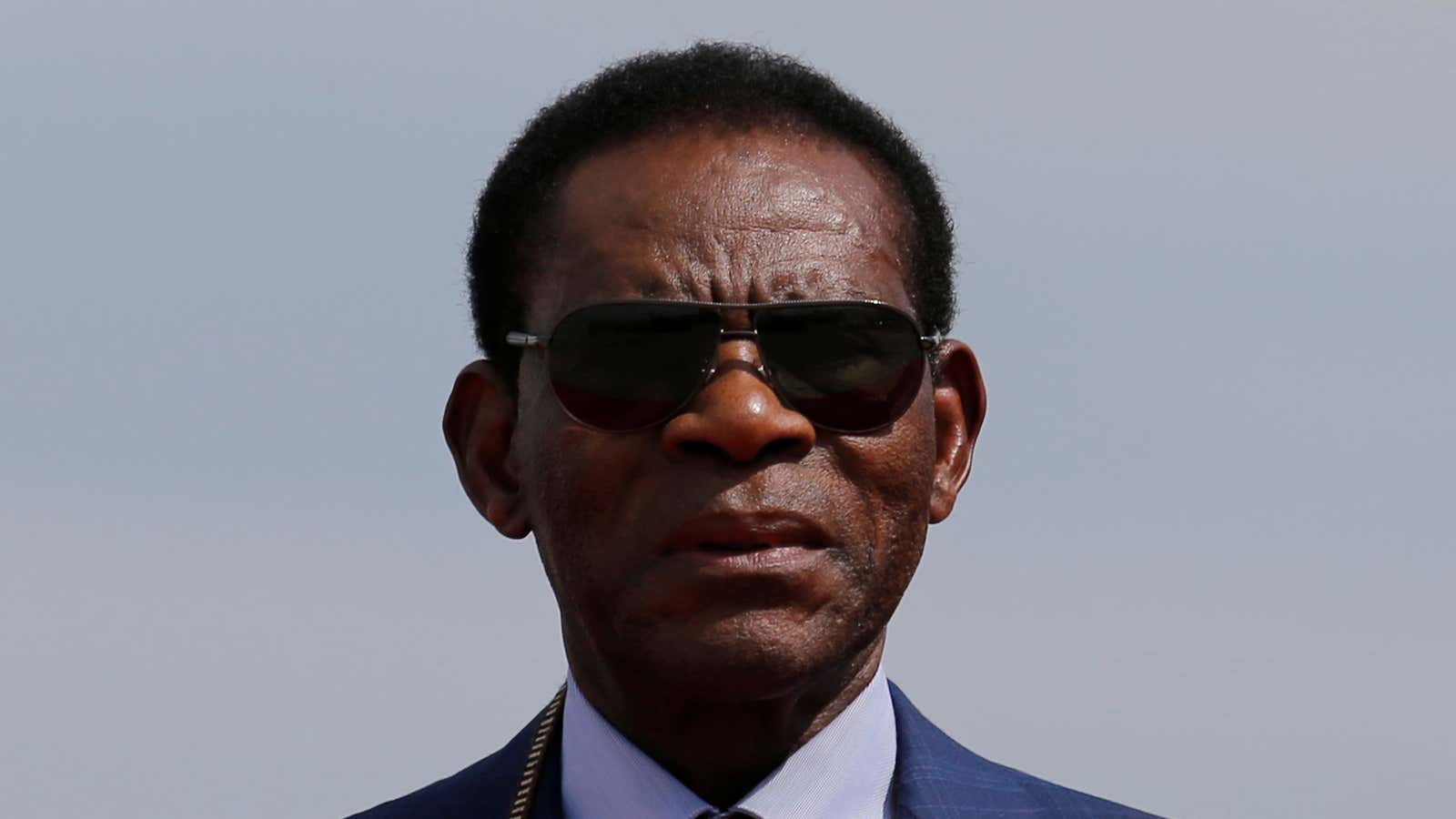 Teodoro Obiang of Equatorial Guinea.
