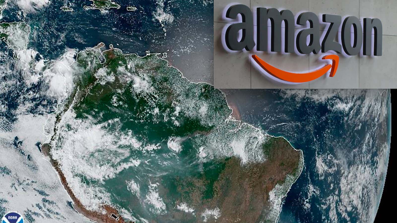 The Amazon rainforest is burning—but Google News just wants to tell you about Amazon.com’s tablet.