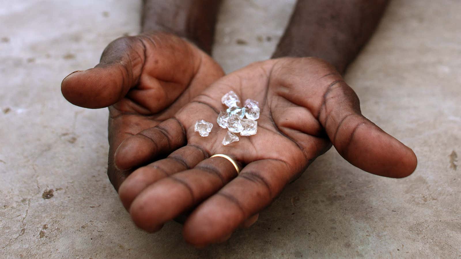 Precious stones are one of the major exports from Africa to India.