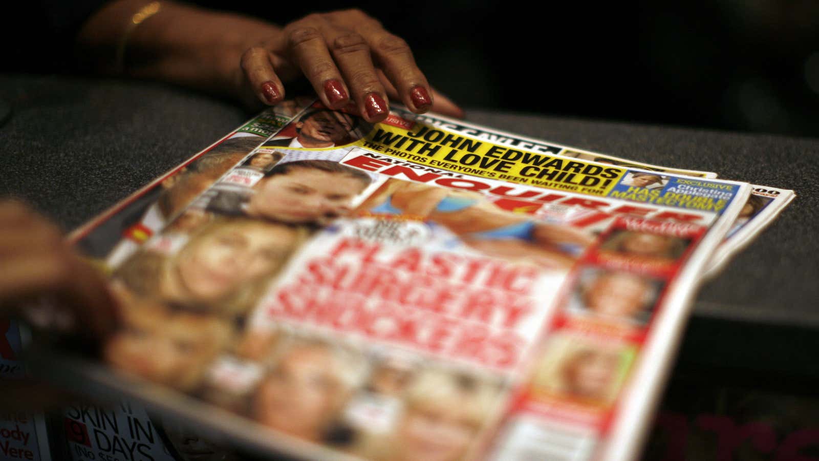 The National Enquirer has a long tradition of going after politicians, but not Trump.
