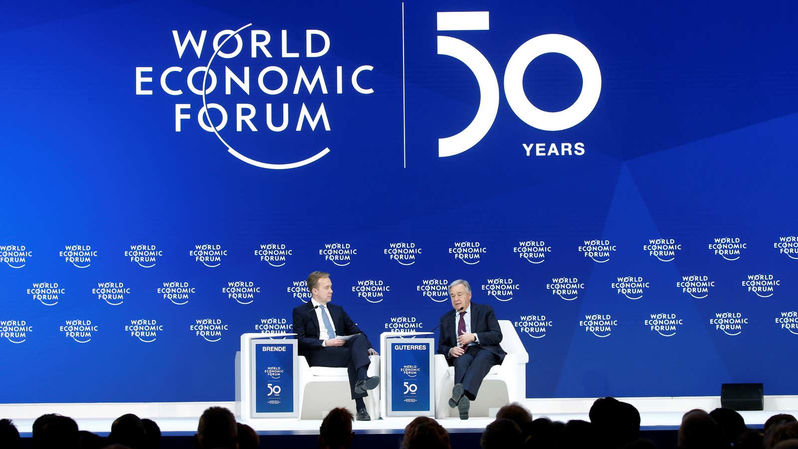 The s-word was inescapable at the 50th World Economic Forum.