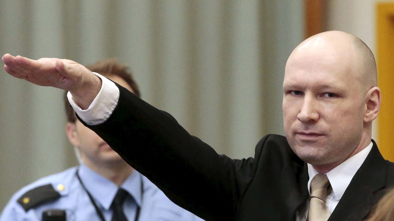 Breivik enjoys media attention.
