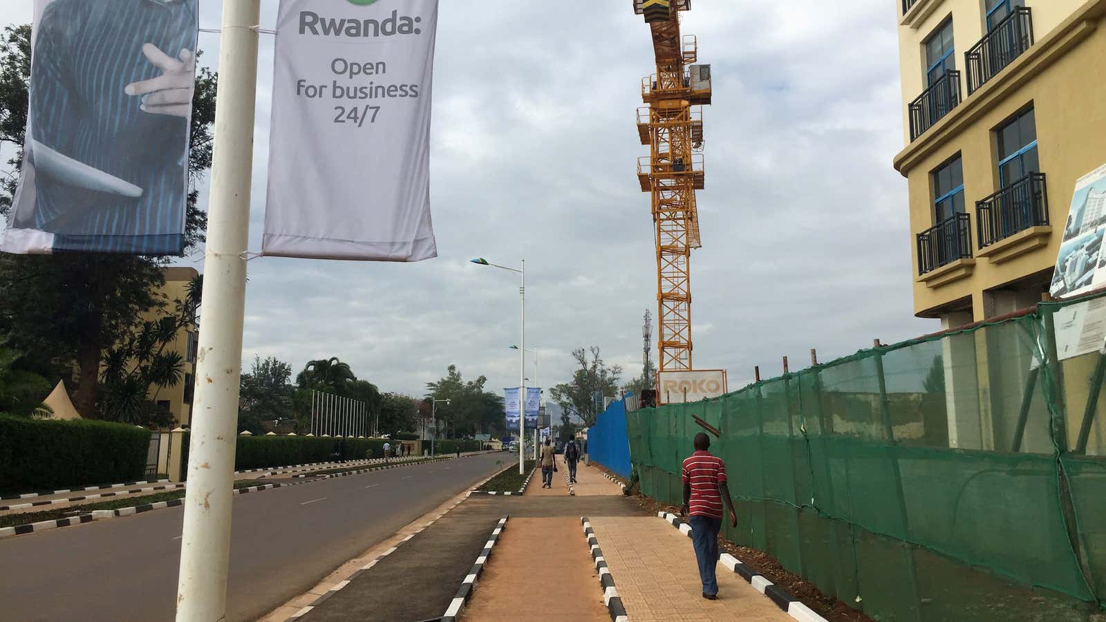 Kigali’s open roads.