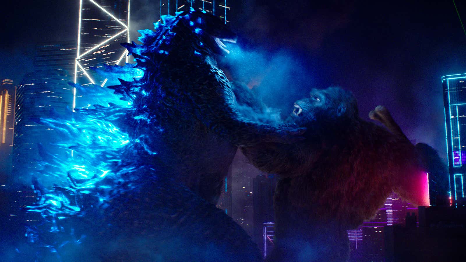 <i>Godzilla Vs. Kong</i> delivers all the giddy monster-on-monster mayhem a kaiju fan could desire