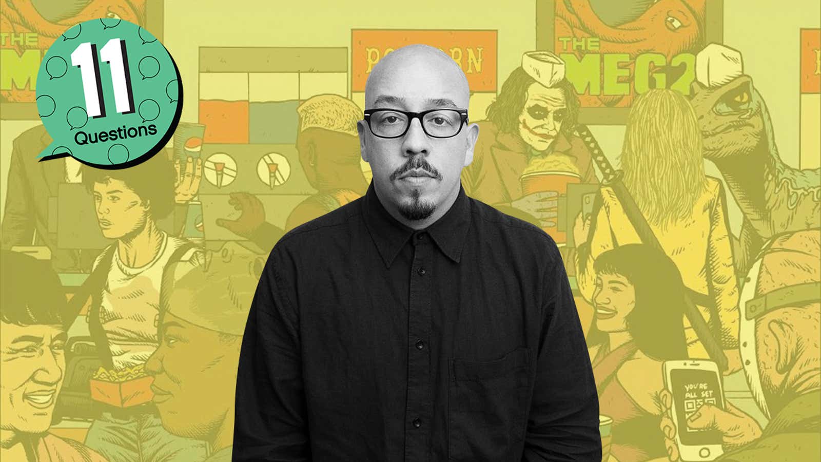 Shea Serrano (Photo: Josh Huskin, Graphic: Natalie Peeples)