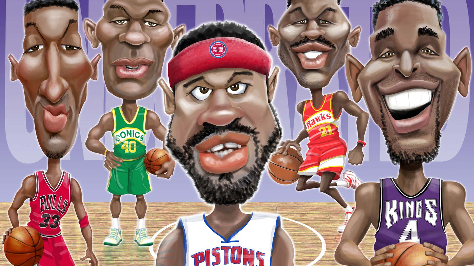 Shaq Dunk Over Kemp 1994 NBA All-Star Wallpaper