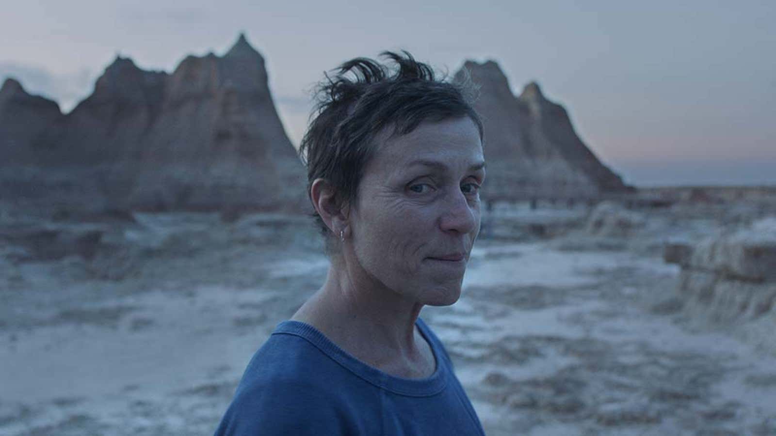 Frances McDormand in Nomadland