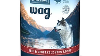 Amazon Brand - Wag Stew Canned Dog Food, Beef & Vegetable...