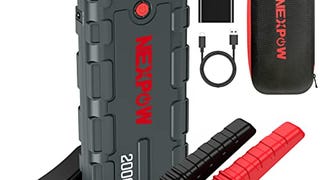 NEXPOW 2000A Peak Car Jump Starter with USB Quick Charge...