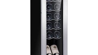 Kalamera 12 Bottle Counter Top Stainless Steel Wine Cooler...