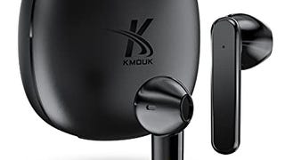 True Wireless Earbuds KMOUK Bluetooth 5.2 Earbuds, 4-Mic...