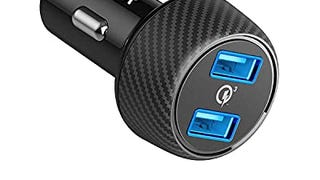 Car Charger, Anker Quick Charge 3.0 39W Dual USB Car Charger...
