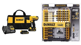 Dewalt DCD771C2 20V MAX Cordless Lithium-Ion 1/2 inch Compact...