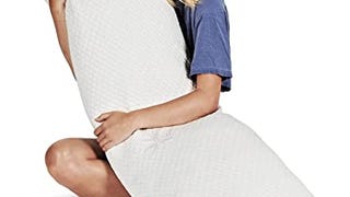 Snuggle-Pedic Body Pillow for Adults - White Pregnancy...
