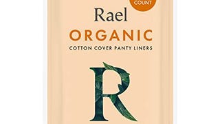 Rael Panty Liners for Women, Organic Cotton Cover - Long...