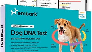 Embark Breed & Health Kit - Dog DNA Test - Discover Breed,...