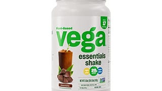 Vega Essentials Plant Based Protein Powder, Chocolate - Vegan,...