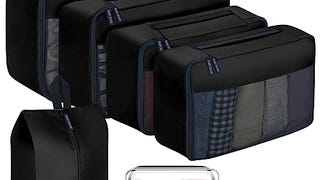 YAMIU Packing Cubes 7-Pcs Travel Organizer Accessories...