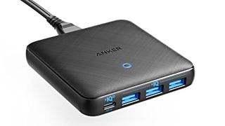 Anker 65W 4 Port PIQ 3.0 & GaN Fast Charger Adapter, PowerPort...