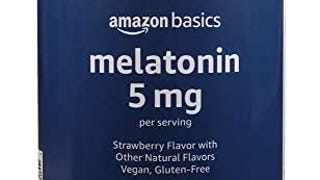 Amazon Basics Melatonin 5mg, 120 Gummies (2 per Serving)...