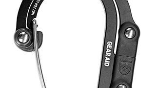 GEAR AID HEROCLIP Carabiner Clip and Hook (Medium) for...