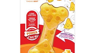 Nylabone Cheese Dog Toy - Power Chew Dog Toy for Aggressive...