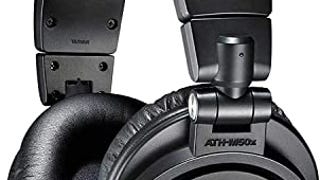 Audio-Technica ATH-M50X Professional Studio Monitor Headphones,...
