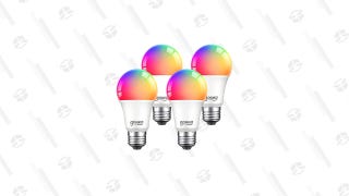 GoSund 75W LED Smart RGB Light Bulbs (4-Pack)