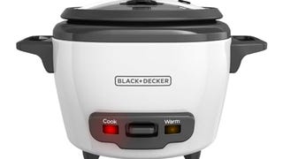 BLACK+DECKER Rice Cooker 3 Cups Cooked (1.5 Cups Uncooked)...