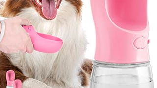 MalsiPree Dog Water Bottle, Leak Proof Portable Travel...