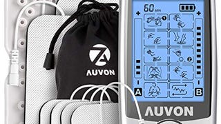 AUVON Dual Channel TENS Unit Muscle Stimulator Machine...