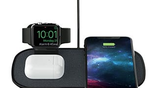 mophie 3-in-1 Wireless Charging Pad - 7.5W Qi-Certified...