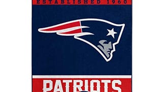 Northwest NFL New England Patriots Unisex-Adult Raschel...