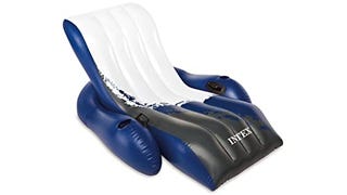 Intex Floating Recliner Inflatable Lounge, 71in X 53in,...