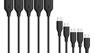 Anker [5-Pack] Powerline Micro USB - Charging Cable [Assorted...