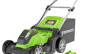 Greenworks 40V 17" (2-In-1) Push Lawn Mower, 4.0Ah Battery...
