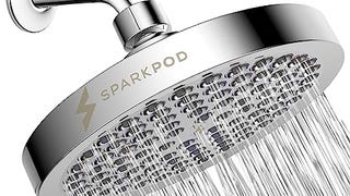 SparkPod Shower Head - High Pressure Rain - Luxury Modern...