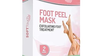 Soft Touch Foot Peel Mask - Pack of 2 Feet Peeling Masks...