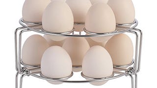 Aozita Stackable Egg Steamer Rack Trivet for Instant Pot...