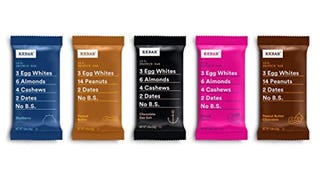 RXBAR Protein Bar, Variety Pack, 5 Flavors (6 Boxes, 24...