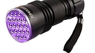 KMASHI 21 LED Flashlight UV Light Pets Urine Stains Detector...