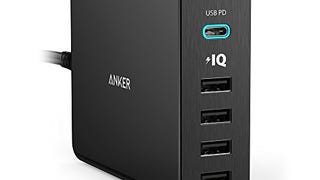 XINKSD Quick Charge 3.0 60W 6-Port USB Wall Charger, PowerPort+...