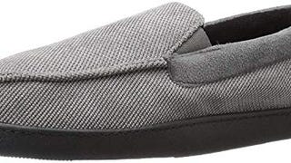 isotoner Men's Diamond Corduroy Moccasin Slipper with Cooling...